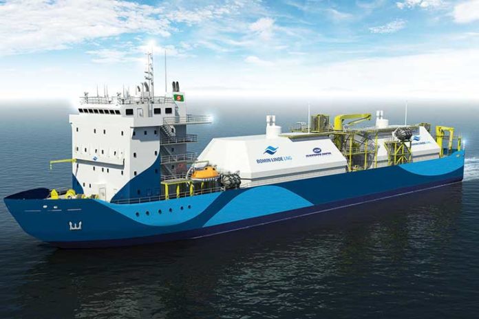 Bomiin Linde has ordered a LNG bunker supply vessel
