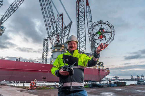 RIMS provides drone inspections for the offshore and marine industry