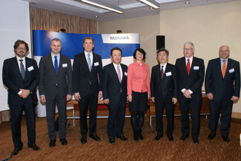 Yaskawa plans to expand in Europe. The goal is to be on of the leading manufacturers of industrial robots.
