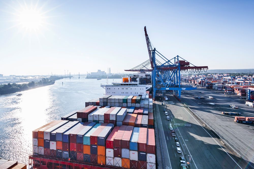 HHLA, Hamburg, Containerumschlag