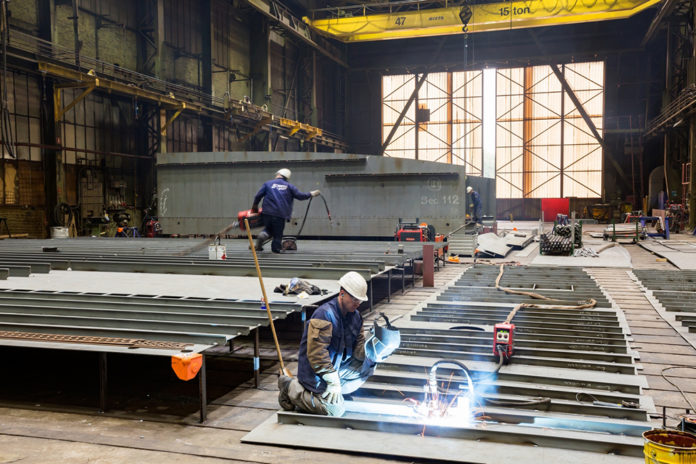 keel laying at Niron Staal 3