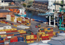 The container terminal in Frihamnen in the port of Stockholm has reached a new container record in 2016.