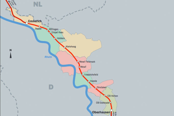 Der Ausbau der Betuwelinie zwischen Oberhausen und Emmerich hat begonnen.