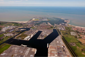 An important sector for Zeebrugge is the car handling.