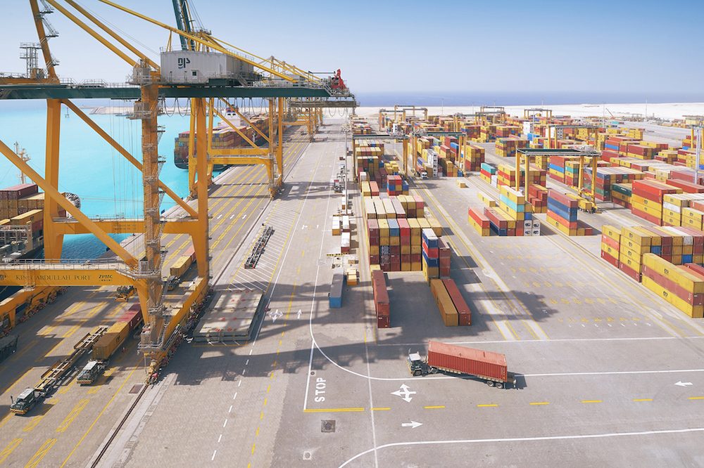 King Abdullah Port, Saudi-Arabien, Rotes Meer