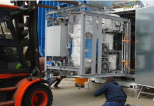 Das im Forschungsprojekt »Schiffintegration Brennstoffzelle« aufgebaute Aggregat hat mit der Stromproduktion begonnen