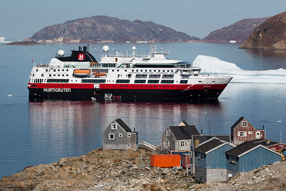 Hurtigruten vessel