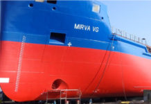 »Mirva VG« is the second EcoCoaster that has been coated with Subsea Industries' EcoSpeed