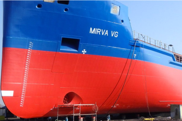 »Mirva VG« is the second EcoCoaster that has been coated with Subsea Industries' EcoSpeed