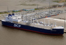 icebreaking LNG carrier »Christophe de Margerie« was christened in St. Petersburg