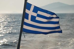 Flagge, griechische Reeder, Russland