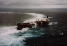 beached vessel Havarie Schaden Verlust