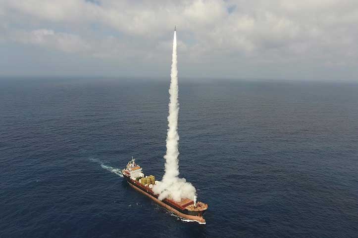 Israel, Raketenstart
