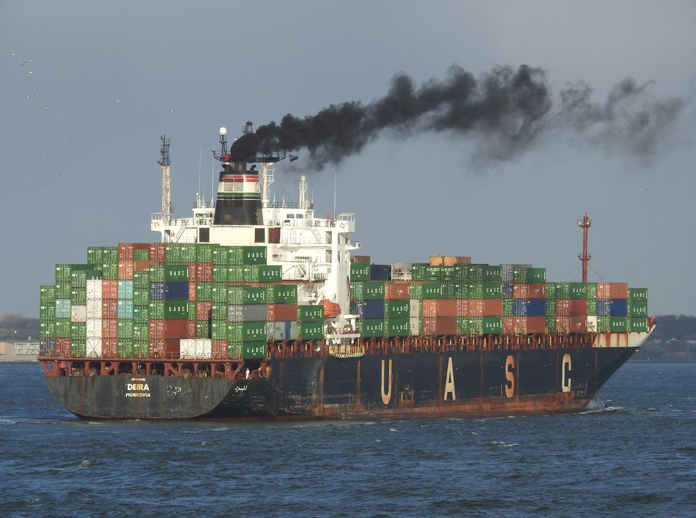 Schiff, Rauch, Klima, Emissionen