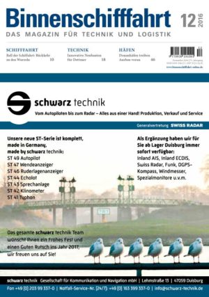 Binnenschifffahrt Ausgabe cover Dezember 2016
