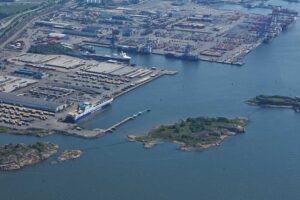 Gothenburg, Hafen Göteborg, Schweden
