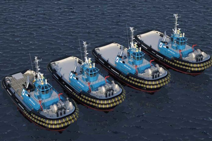 Damen will deliver 4 ASD Tugs 3212 to Smit Lamnalco in 2018