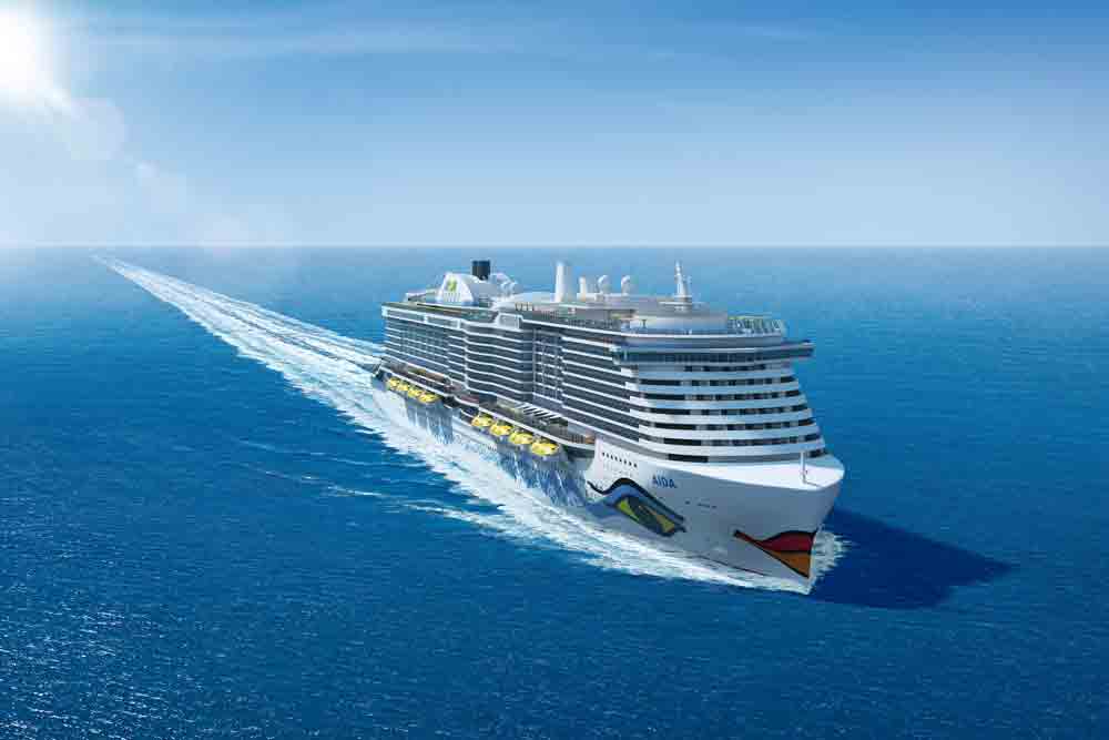 LNG. Carnival, Shell, Aida