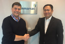 Ronald Spithout, President, Inmarsat Maritime and Eric Sung, President & CEO, Intellian