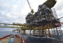 Maersk Oil offshore platform
