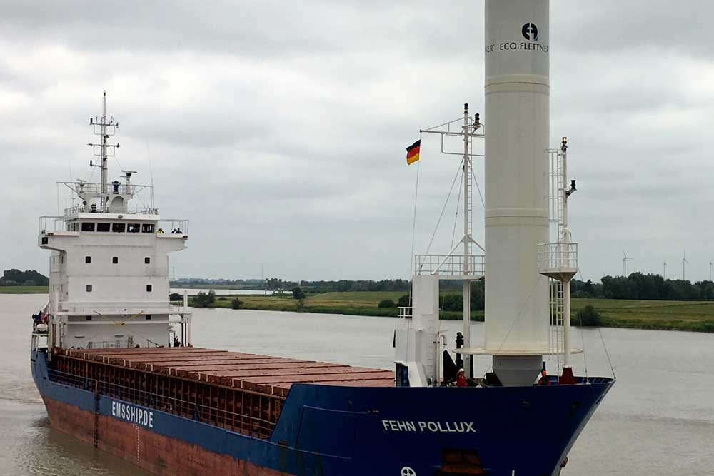 Fehn Pollux, Flettner, Rotor, Wind, Ems Fehn