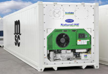 Carrier Transicold Naturaline reefer container
