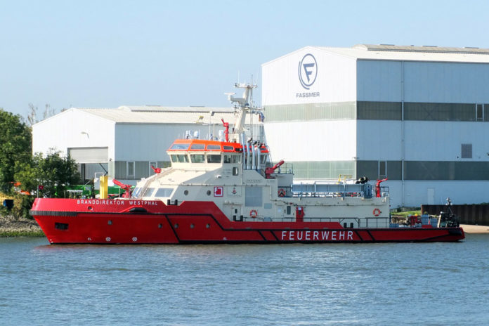 Branddirektor Westphal, Feuerlöschboot, Fassmer, HPA, Hamburg