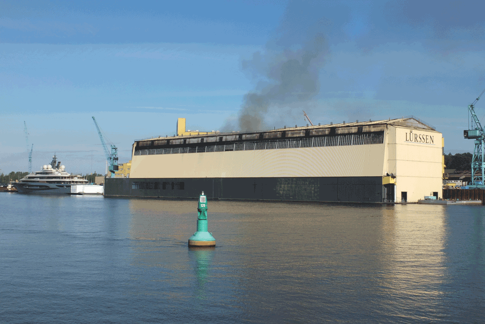 Lürssen, Brand