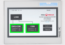 Das Software-System LINK von RWO Veolia informiert über den Bilgengehalt des Wassers