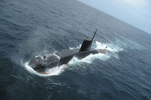 Ein U-Boot der »Shishumar«-Klasse (Foto: Indian Navy)