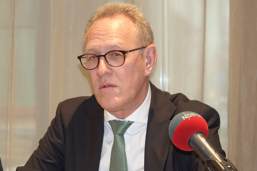 Frank Dreeke, Präsident des Zentralverbands der deutschen Seehafenbetriebe