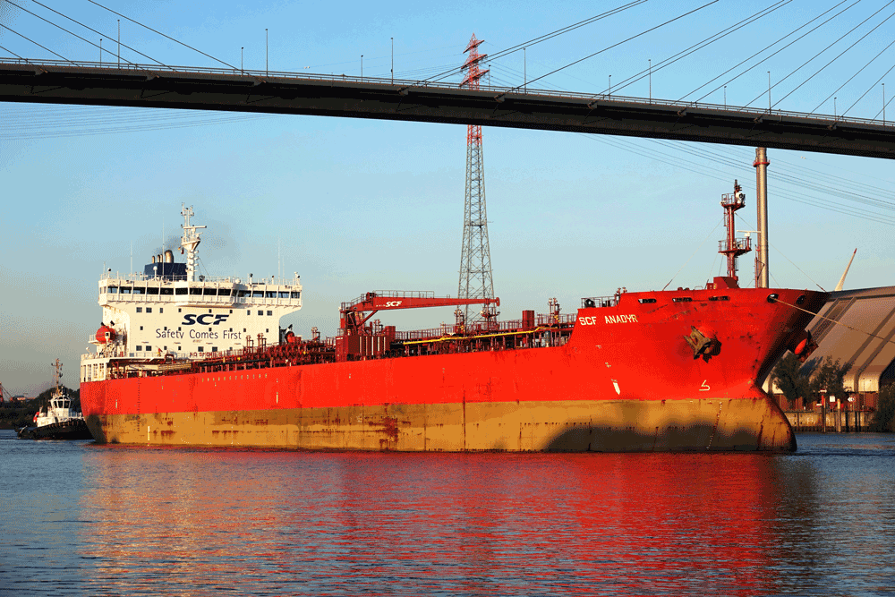 Tanker, Hamburg, Elbe
