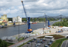 Der Umschlag am Schwerlasthafen Rendsburg ist innerhalb von nur drei Jahren mehr als Hälfte zurückgegangen