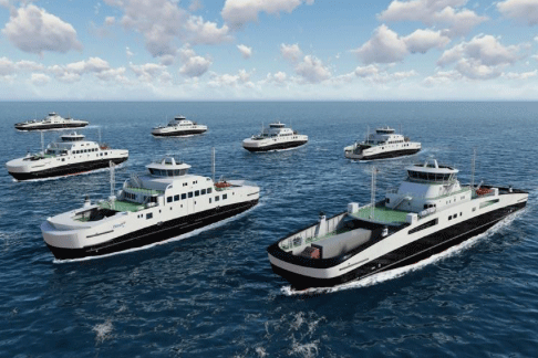 Fünf weitere vollelekrischen Fjord1-Fähren erhalten Batterien von Corvus