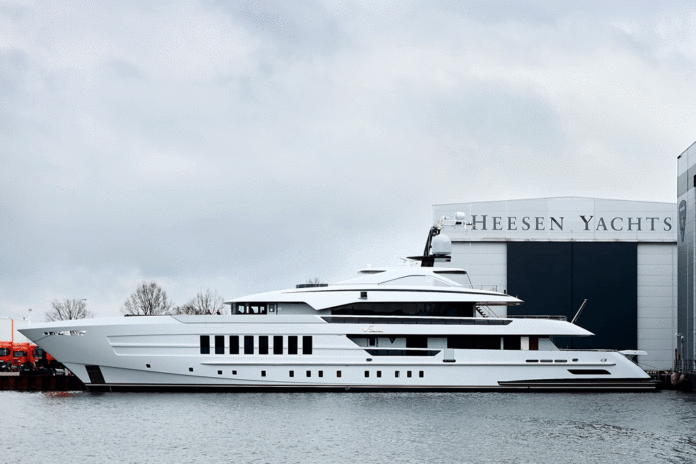 Der jüngste Neubau von Heesen Yachts wurde auf den Namen »Vida« getauft