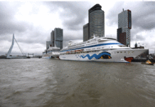 Die »AIDAcara« und »AIDAmar« haben die Kreuzfahrtsaison in Rotterdam eröffnet