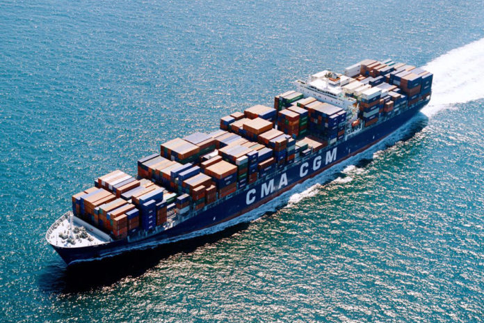 CMA CGM Containerschiff web