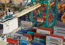 Hafen Stockholm Containerumschlag