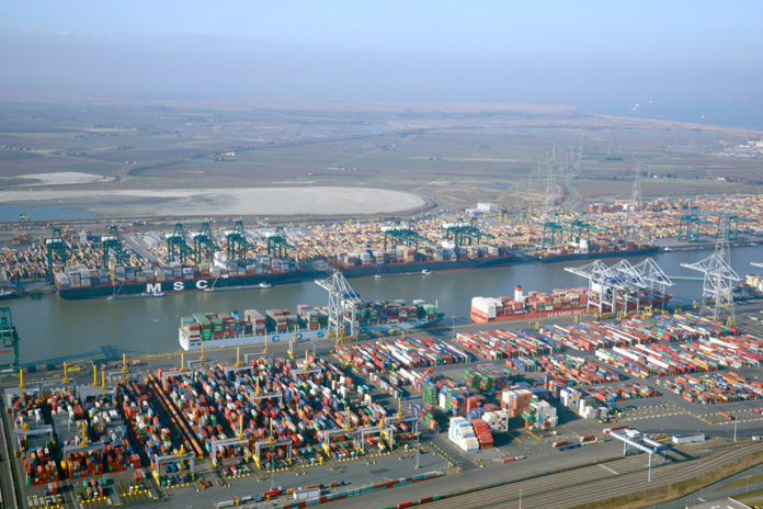 Antwerpen Container Terminals Hafen Antwerpen
