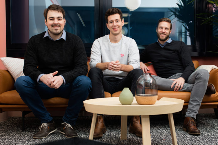 Closelink-Gründer Tobias Schumacher, Eike Lawatsch und Philippe Lavarde