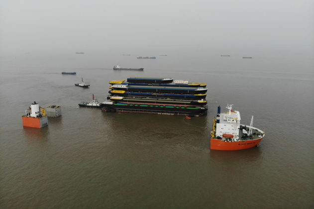 Concordia Damen ships 18 hulls from Shanghai to Rotterdam 2