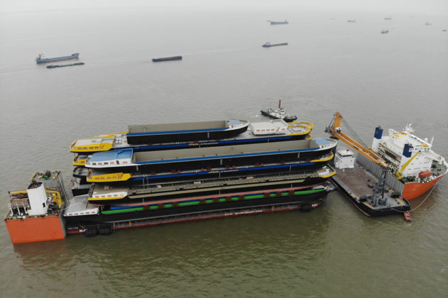 Concordia Damen ships 18 hulls from Shanghai to Rotterdam 3