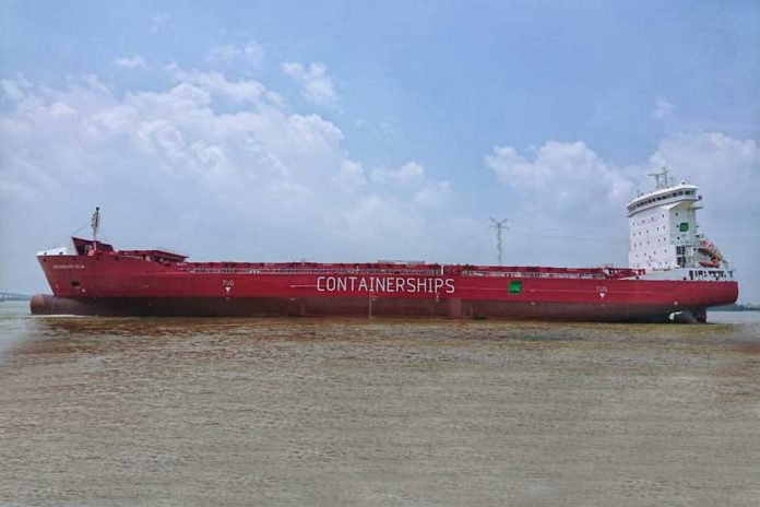 Die in China gebaute »Containerships Polar« ist eine Schwester der »Containerships Nord«