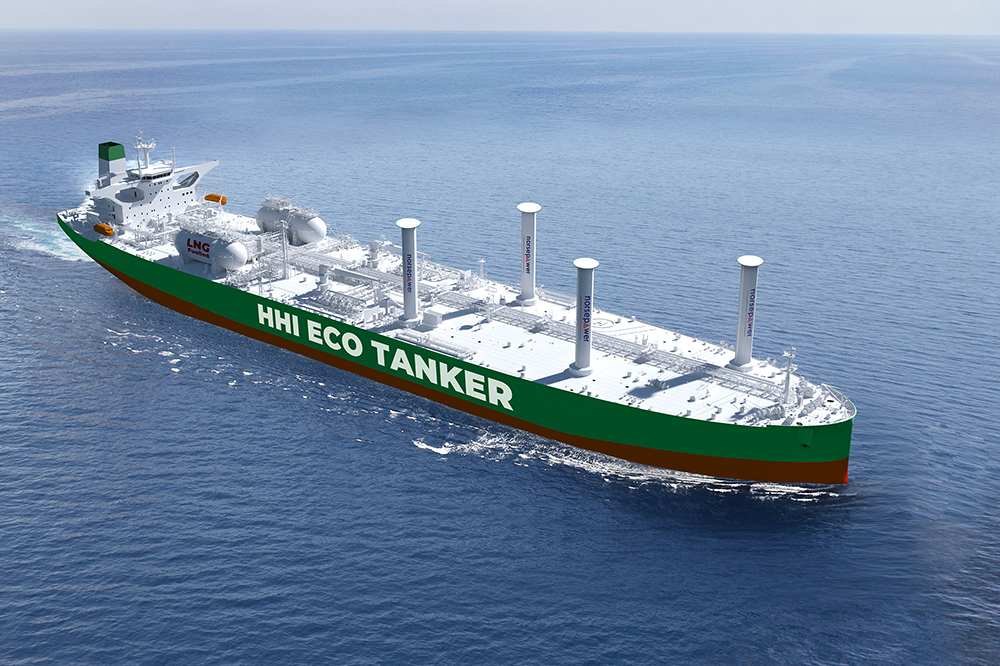 VLCC 'eco-tanker' design by HHI