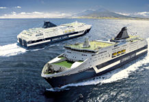 Grimaldi Lines ships Cruise Barcelona and Cruise Roma