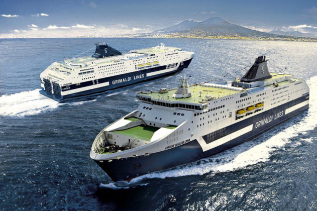 Grimaldi Lines ships Cruise Barcelona and Cruise Roma