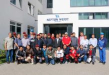 Bei der Neptun Werft bilden sich derzeit Berufsschullehrer aus Vietnam weiter