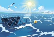 Die schwimmenden Solarzellen, die ein Fünfer-Konsortium entwickelt, sollen in der Nähe zur Küste installiert werden