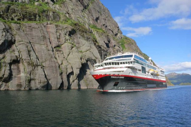 MS Maud MS Trollfjord photo credit Hurtigruten Solfrid Bøe