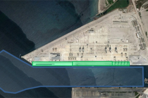multipurpose pier Taranto satellite
